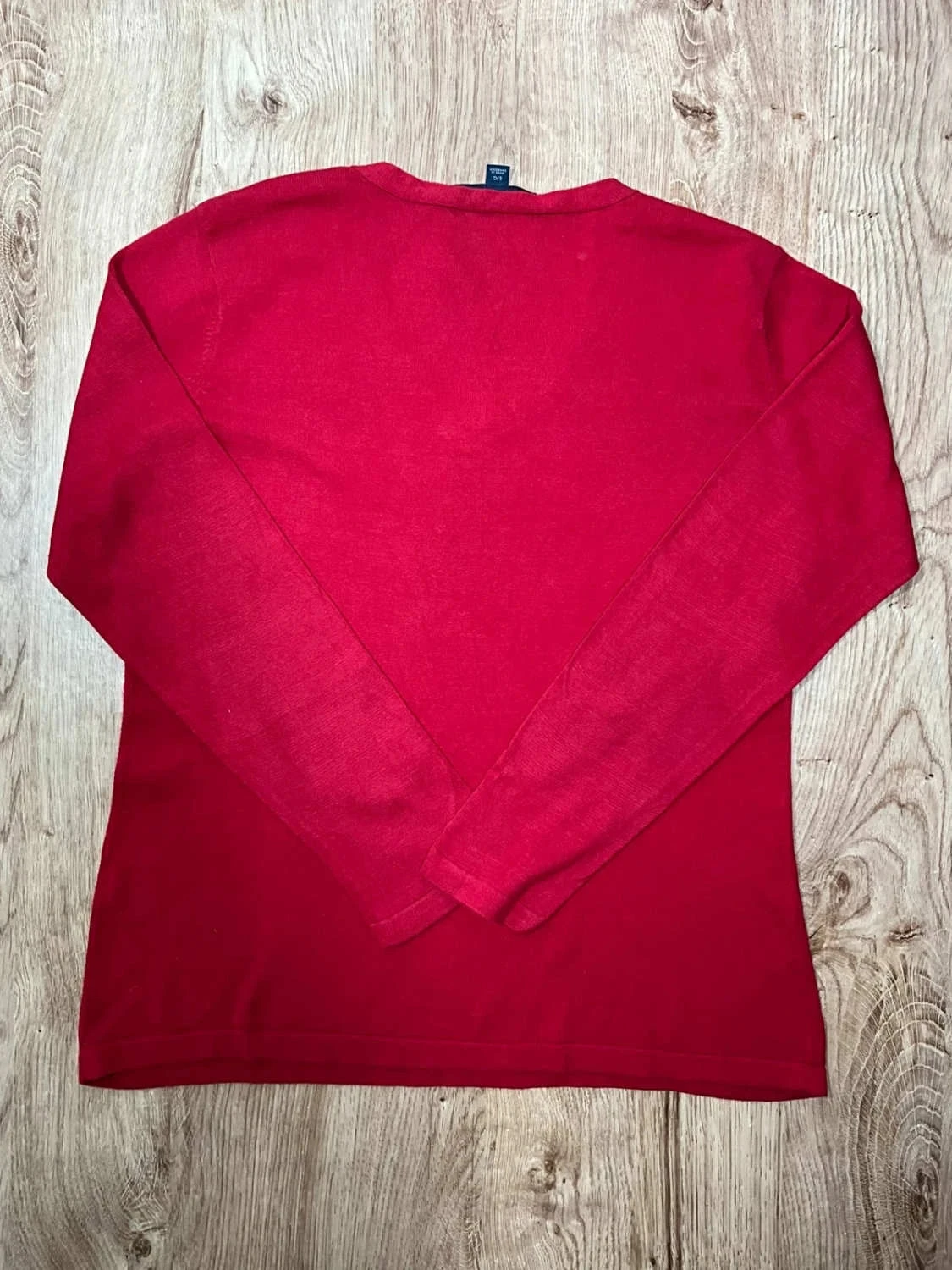 Pull Tommy Hilfiger V-neck Femme L 100%Coton Rouhe – photo 5